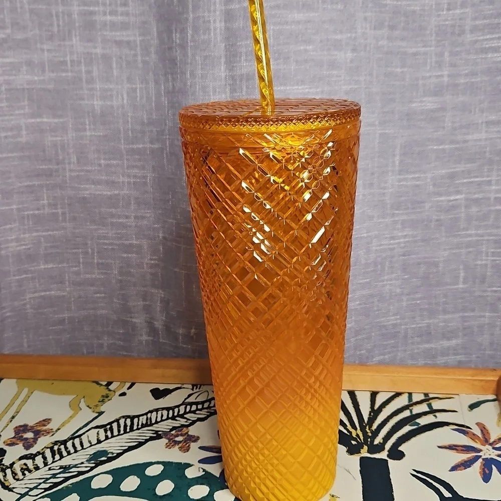 Starbucks amber tumbler